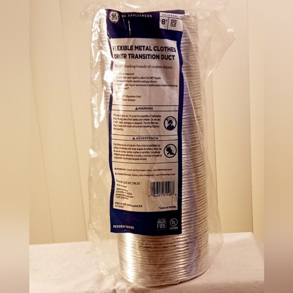 Flexible Metal Clothes Dryer Transition Duct